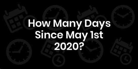 days since may 15 2020