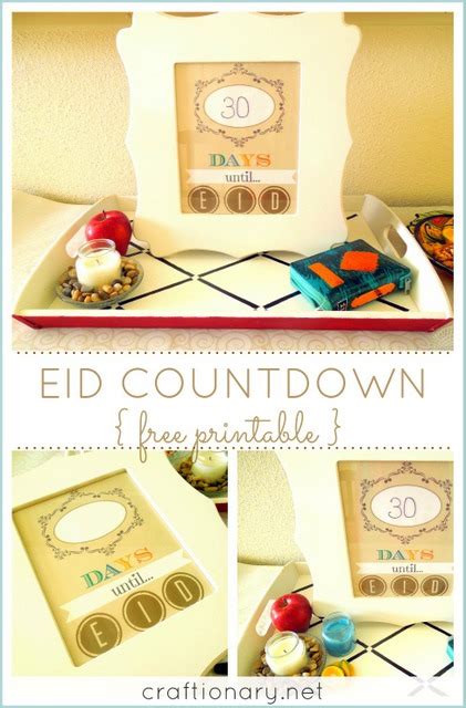 Days Until Eid Printables