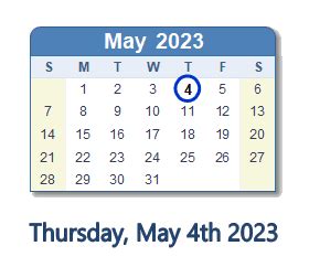 days until may 4th 2023