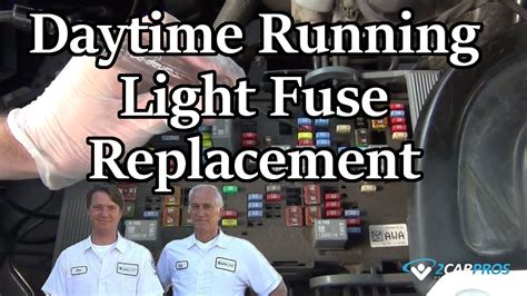 Daytime Running Lights Fuse Not Working