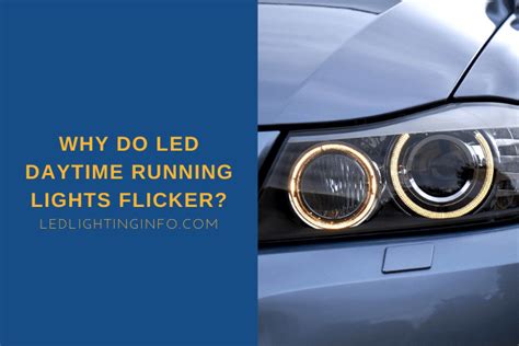 Daytime Running Lights Led Flicker
