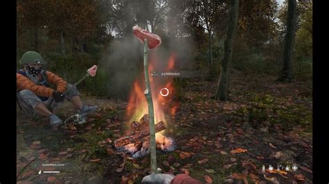 Macarian and Grog cooking at a campfire Barely Infected