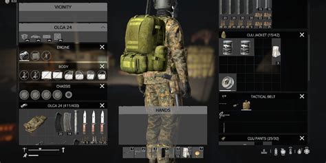 Dayz Tactical Backpack Attachments