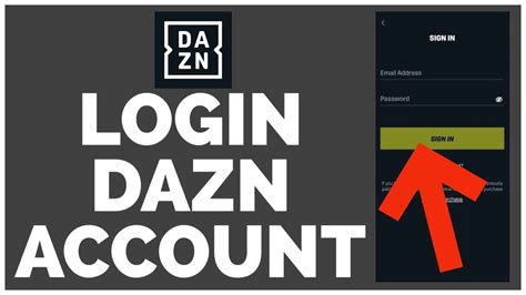 dazn account sign in
