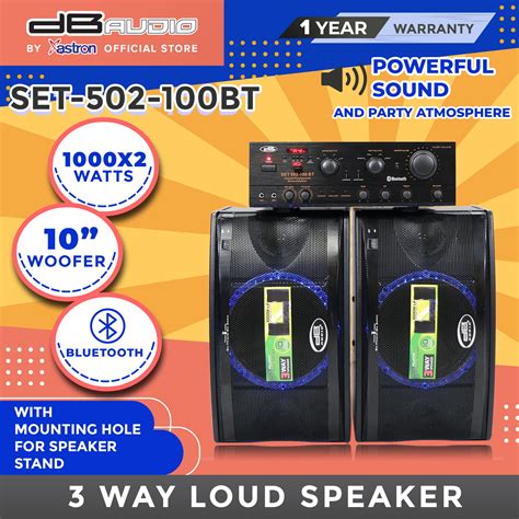 DB Drive Platinum Series Speakers (6.5" 300W Max 2Way Pair