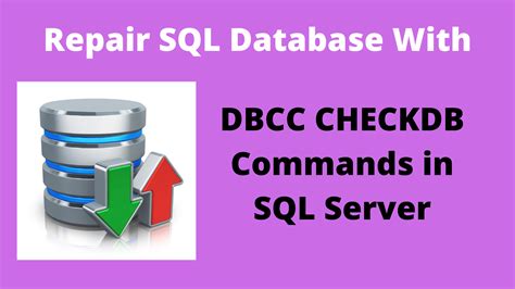 dbcc checkdb repair database