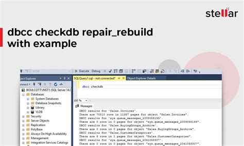 dbcc checktable repair_rebuild example