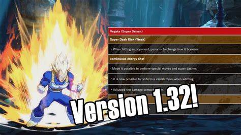 dbfz patch notes 1.32