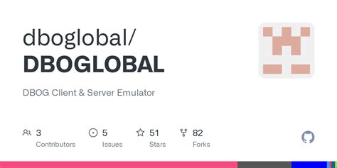 dboglobal/DBOGLOBAL: DBOG Client & Server Emulator - GitHub