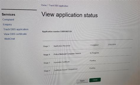 dbs check code