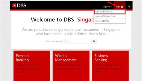 dbs internet banking