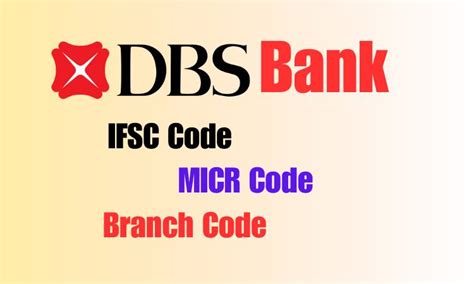 dbs main branch ifsc code
