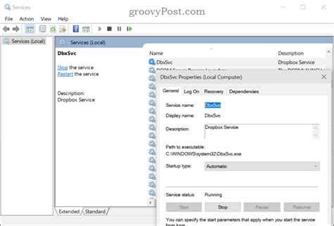 How to fix dbxsvc failed to connect to the driver error in Windows 10