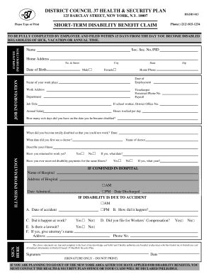 dc 37 disability form