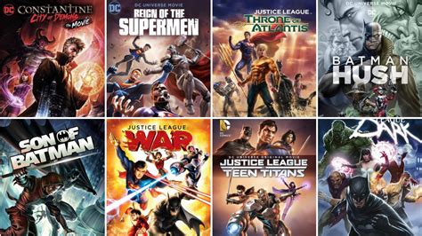 dc animated movies in order timeline