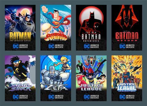 dc animated series in order