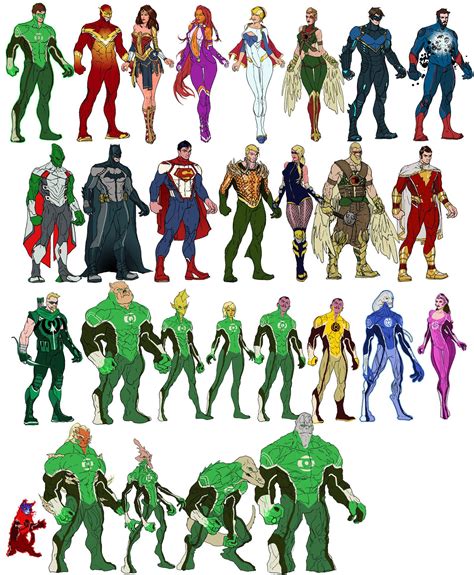 dc comics characters list and powers