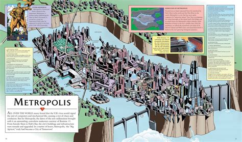 dc comics metropolis city map