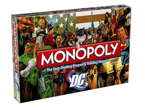 dc comics monopoly game