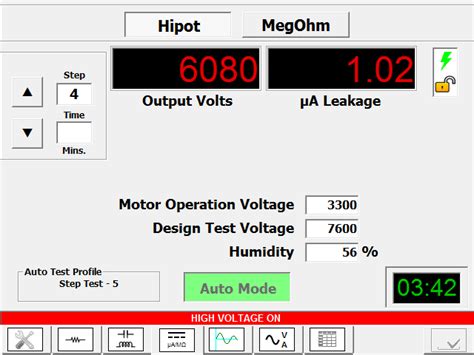 Dc Hipot Test Voltage Formula