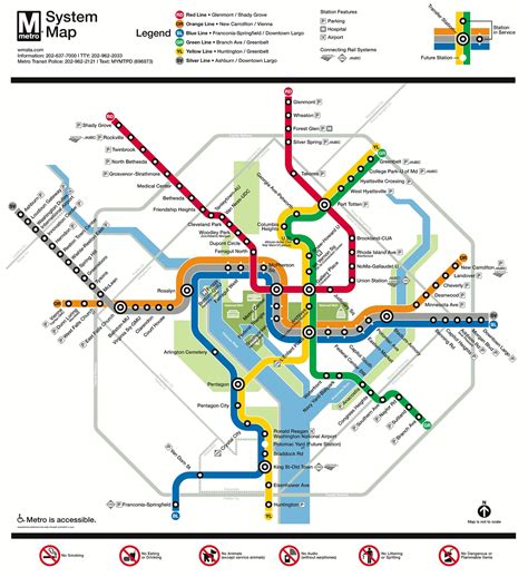 dc metro map 2022