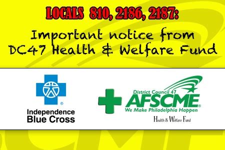 dc47 health and welfare contact number