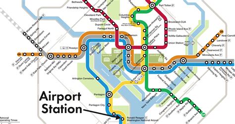 dca airport address and metro station