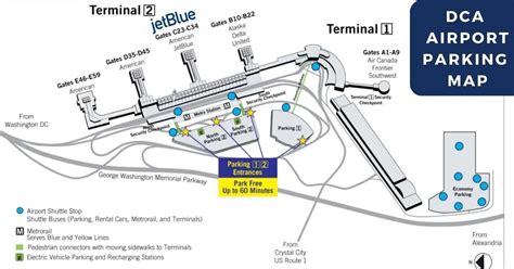 dca airport map 2023