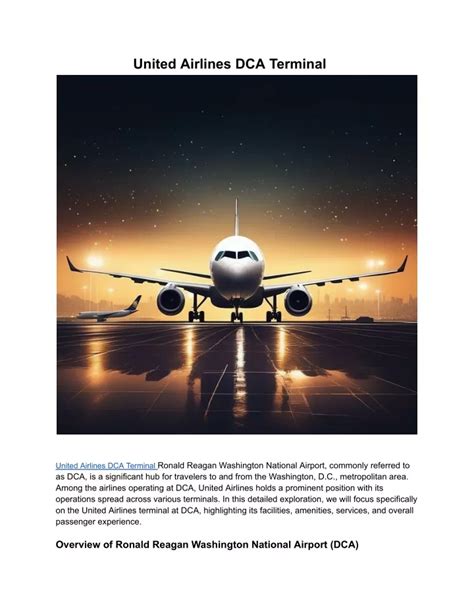 Dca Terminal United Airlines
