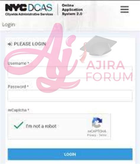 dcas login exam