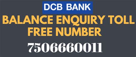 dcb bank toll free number