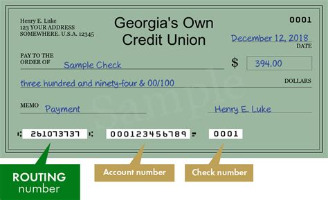 dccu routing number ga