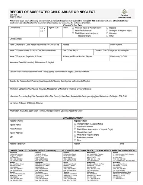 dcf 136 form pdf