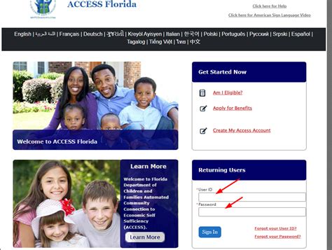 dcf my access florida login account