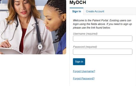 dch patient portal sign in