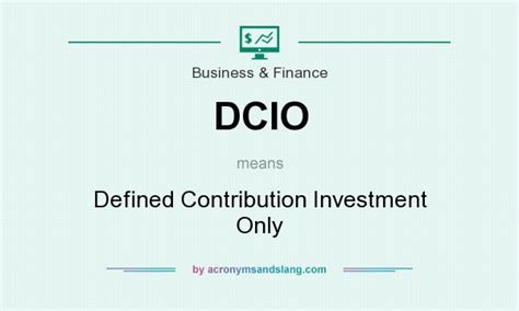 dcio meaning