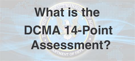 dcma 14 point assessment dau
