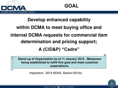 dcma commercial item determination