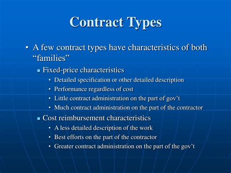 dcma contract type codes