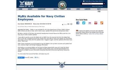 dcpds mybiz log in navy
