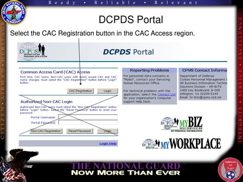 dcpds portal login army