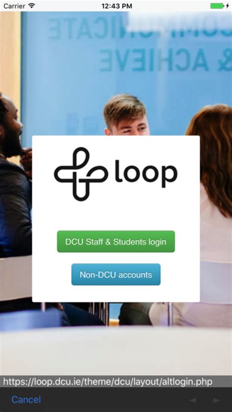 dcu loop sign in