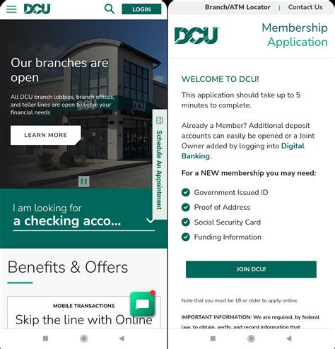 dcu online banking sign in