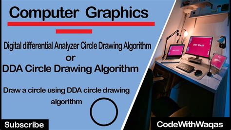 dda circle drawing algorithm in computer graphics with example