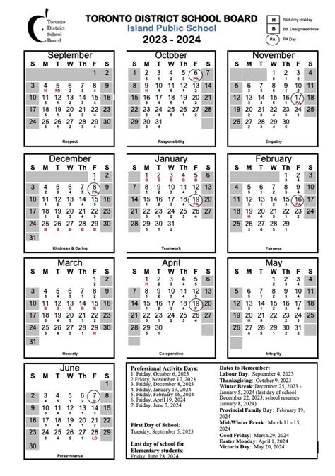 Ddsb Calendar 2024