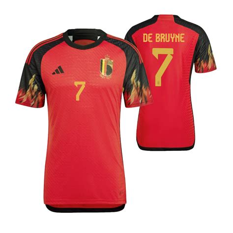 de bruyne belgium soccer jersey