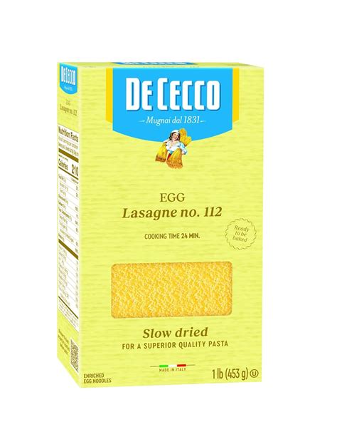 De Cecco Pasta Serving Size