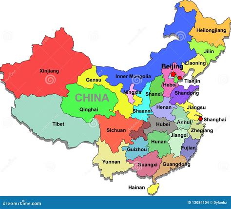 China Map Vector Using Blue Straight Lines Pattern On Dark Background