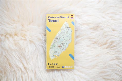 Kaart van Texel Graag op Vakantie!