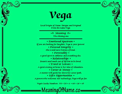 de la vega meaning